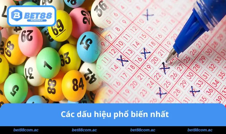 Các dấu hiệu phổ biến nhất