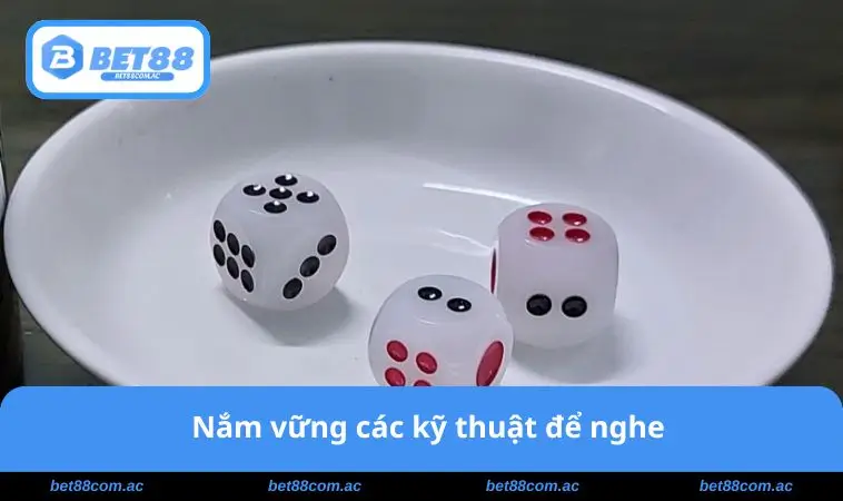 Nắm vững các kỹ thuật để nghe