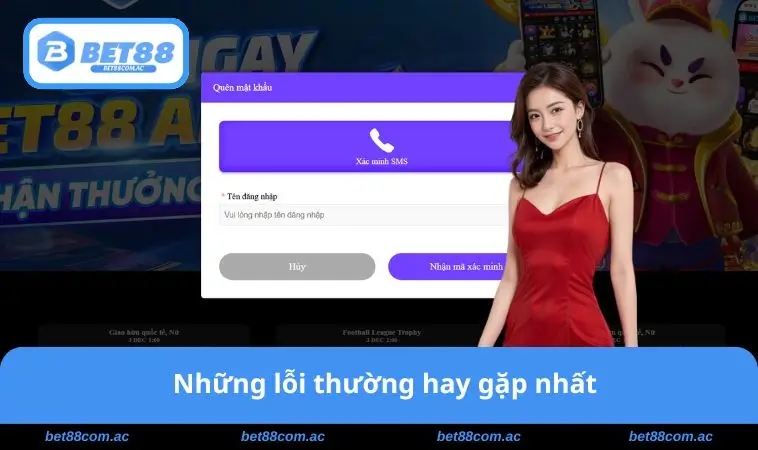 Những lỗi thường hay gặp nhất